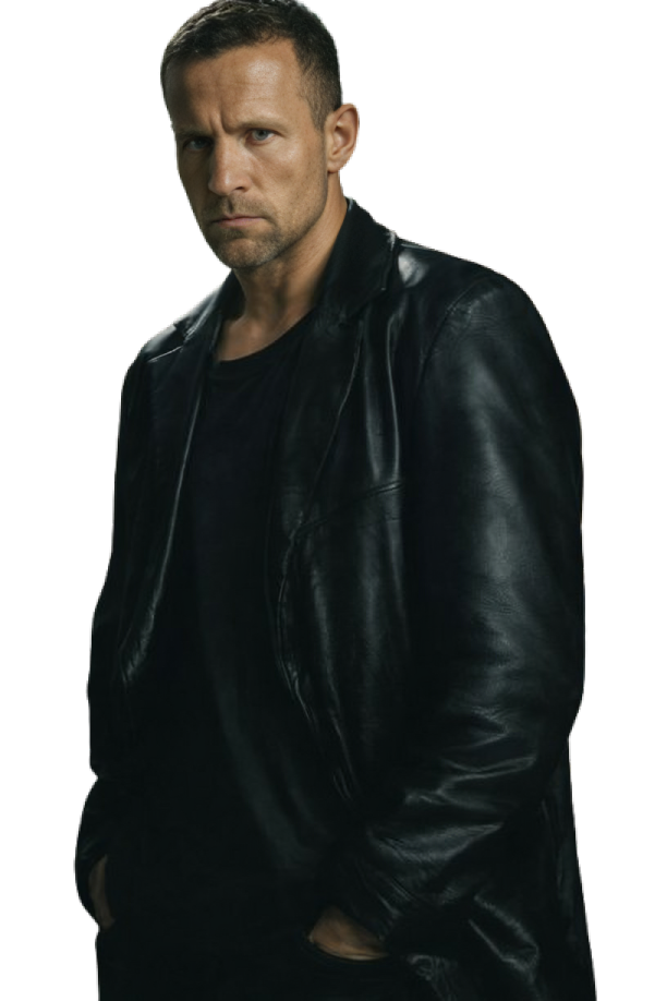 Tobias Santelmann Jo Nesbos Detective Hole Leather Jacket - Image 4
